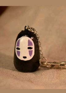 No Face Charm Keychain 🖤