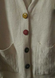 Cream Knit Cardigan