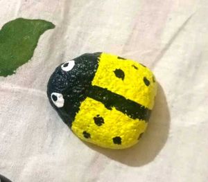 Painted Ladybug &amp; Bee Rocks