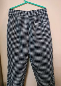 Regular Fit Checked Trousers