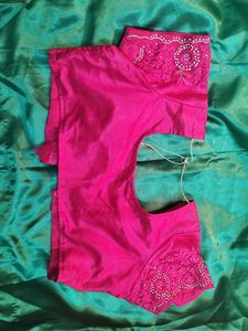 Pink Embroidered Blouse
