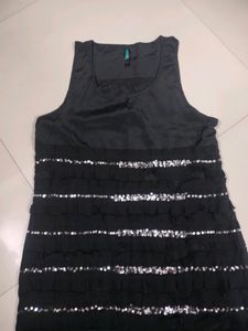 Party Wear Black Mini Dress