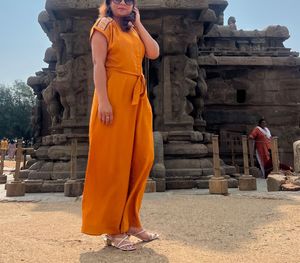 Stylish Mustard Jumpsuit