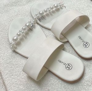 Pearl Embellished Flats