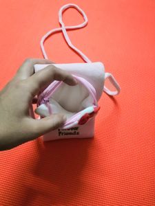 Baby Pink Colour Kitty Sling Bag | Children
