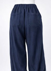 Navy Blue Balloon Pants