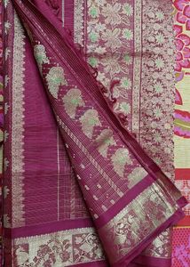 Elegant Maroon Kanjivaram Saree