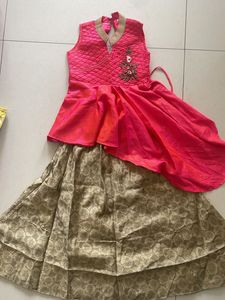 Set Of Ethic Top And Skirt