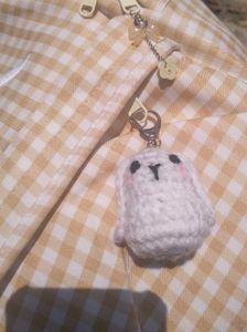 Crochet Bunny Keychain