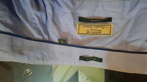 belt + Light Blue Long Sleeve Shirt