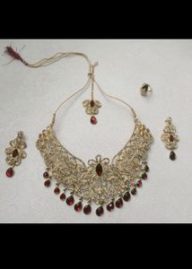 Heavy Necklace Silver Golden Touch