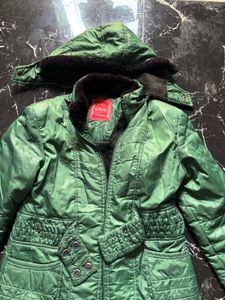 Green Hooded Jacket