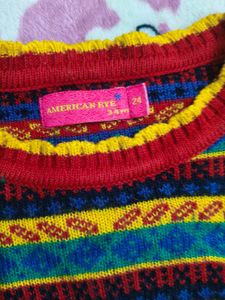 Branded printed pullover for 3-5 years girl