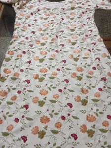 Floral Print Kurta