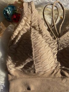 Comfortable Beige Bra