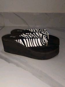 Platform Wedge Thong Sandals