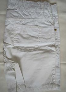 White Denim Shorts