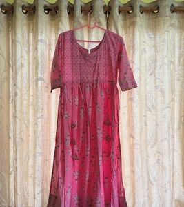 ✨[SALE] Elegant Pink Anarkali Kurta Set