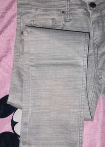 Black &amp; White Shirt with Ash Grey Jeans – Classic