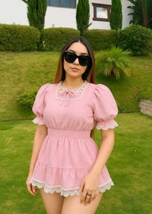 🩷Pink Tiered Mini Top ✨