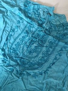 Boho Embroidered Tunic Top