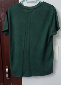 Green Striped Tee