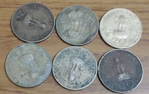 Rare Old Vintage Indian Coins 6 Pcs Set Combo