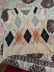 PRICE DROP!! Argyle Knit Sweater Vest