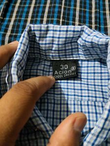 Blue Checked Shirt