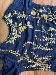 Embroidery Work  Gown