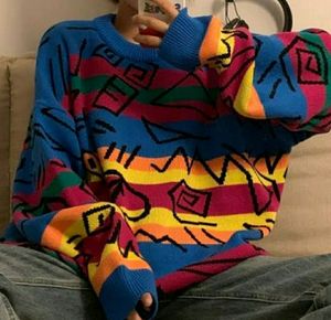 Retro Printed Sweater