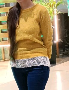 Winter Mustard Yellow Top