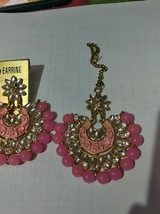 Earrings With Mang Tika