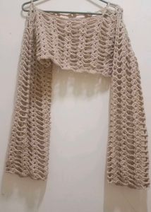 Crochet shrug sleeves