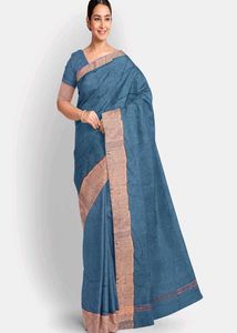 Elegant Blue Saree