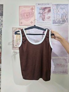 Brown Tank Top