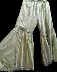 Stone Work Shararah Set Lsize With Shawl