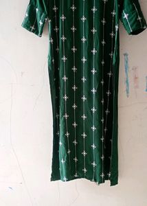 Libas Embroidery Green Kurta For Daily Wear