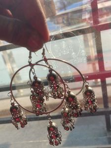 Hoop Jhumka Earrings