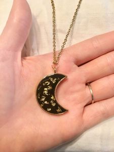 Resin Moon Pendent 🌙