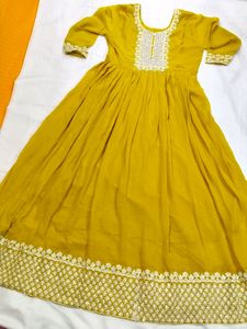Long Gown With Sequence Work