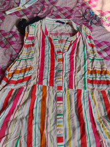 Colorful Striped Dress