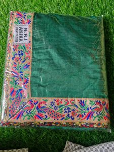New Silk Saree With Blouse Peice