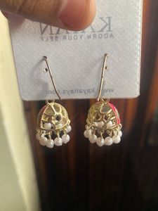 Pink Jhumka Earrings