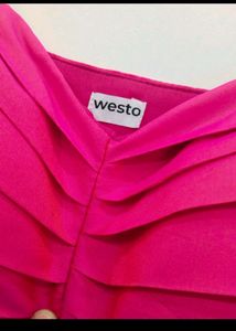 Westo Padded High Low Tunic Top