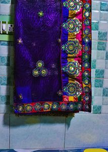 MULTICOLOR SAREES EMBROIDERED PRINTED