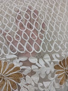 White Cotton Thread Work Net