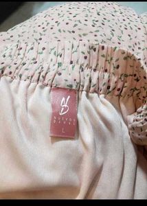 Floral Pleated Skirt