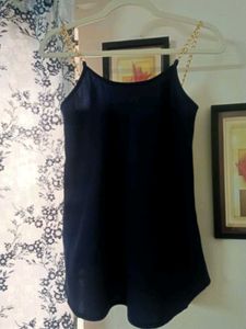 Women's Navy Blue Top