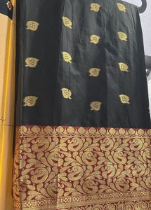 Elegant Black Saree